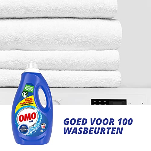 Omo Semi-Konzentrat Weiß Waschmittel – 100 Waschgänge, 5 Liter