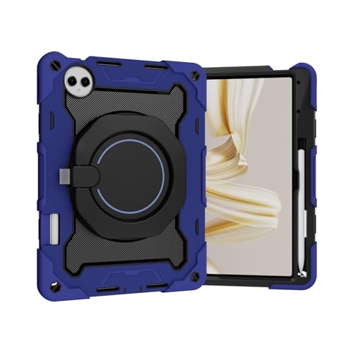 Coque Huawei MatePad Pro 12 2024 enfant antichoc 3 en 1 bleu foncé