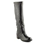  Felmini - Damen Schuhe - Verlieben Amesterdam 7566 - Klassik Hohe Stiefel - Echtes Leder - Schwarz - 41 EU Size