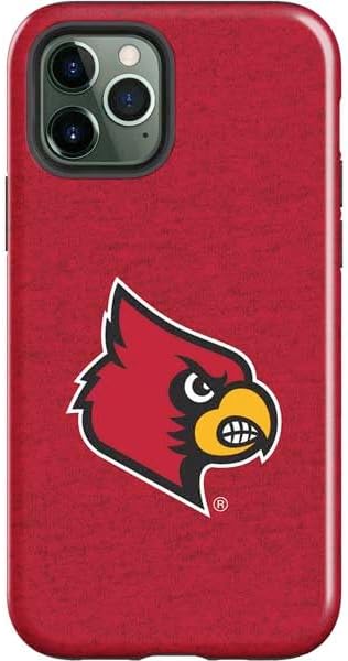 Skinit Impact Phone Case Compatible with iPhone 12 Pro Max - Officially Licensed University of Louisville Red Basketball Design