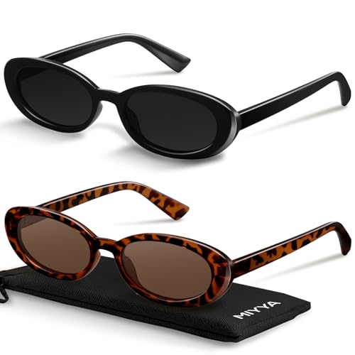miyya Old Money Polarized Oval Sunglasses – 2025 Edition, UV400 Protection, Feather-Light Fit & Trendy Colors