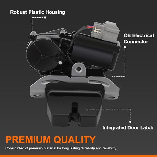 Image of Liftgate Trunk Lock Actuator Tailgate Latch Assembly - Compatible with 2015-2020 Ford Edge, 2020-2021 Escape, 2020 Explorer, Lincoln MKX Nautilus Navigator - Replaces FA1Z-7443150-B DS7Z-7443150-B