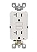 Leviton N7899-3W GFCI Outlet, 20A SmartlockPro Slim - White (3 Pack)
