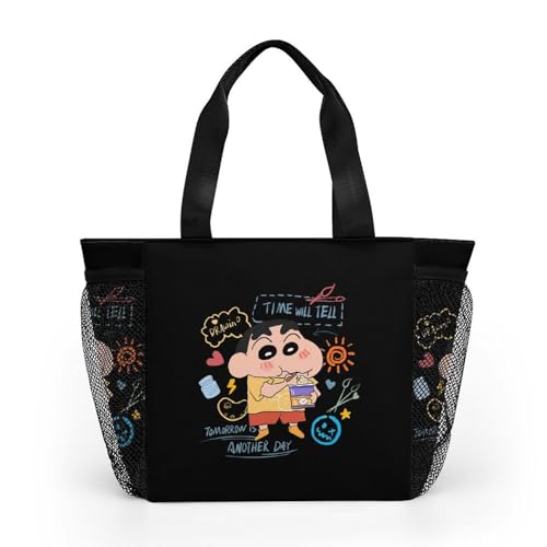 ランチバッグ クレヨンしんちゃん お弁当袋 お弁当バッグ 断熱ランチバッグ 保温バッグ 保冷バッグ エコバック 大容量 おしゃれ お弁当入れ ピクニックバッグ 手提げ キャンプ 買い物バッグ 通勤 通学 防水 プレゼント