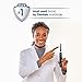 Oral-B iO Series 5 Rechargeable Electric Toothbrush with Visible Pressure Sensor to Protect Gums, 2 Minute Timer, 5 Cleaning Settings, 1 Replacement Toothbrush Heads, and Travel Case, Black