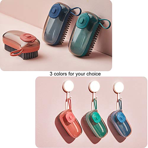 Multifunctional Scrubbing Brush, Easy To Grip Household Cleaning Brushes, Reusable Soft Laundry Clothes And Shoes Scrubbing Brush (Dark Blue) #TOP7
