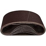 United Abrasives- SAIT 58186 Open Coat Aluminum Oxide 4-Inch x 21-Inch AO-X 100 Grit Sanding Belt, 10-Pack