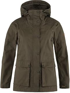 FJALLRAVEN Women's Forest Hybrid Jacket W, Dark Olive, XXS