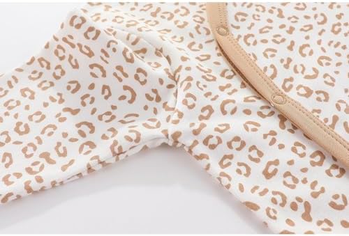 JELYLOVE Unisex Baby Boy Girl Footies Rompers Cotton Long Sleeve 3 Pack Infant Jumpsuits 0-12Months Babies' Outfits