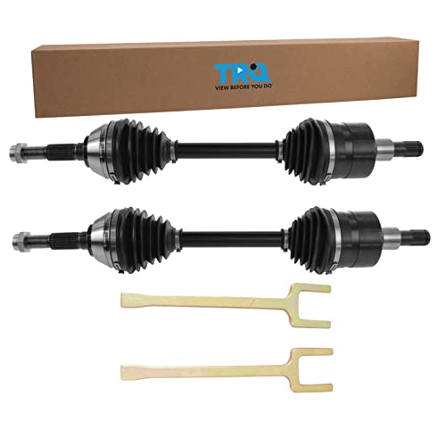 New Front CV Axle Shaft Pair with Removal Tool For Trailblazer Envoy Ascender