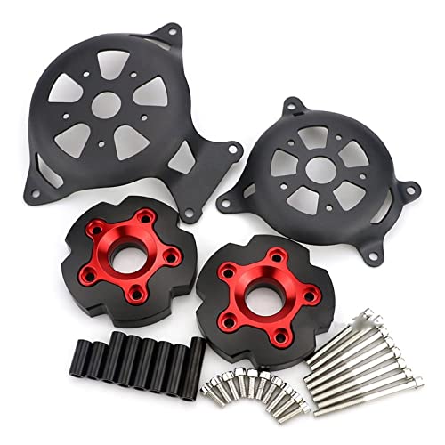 Crash protecteur CNC Kawasaki Z800 protection moteur en aluminium rouge haut de gamme