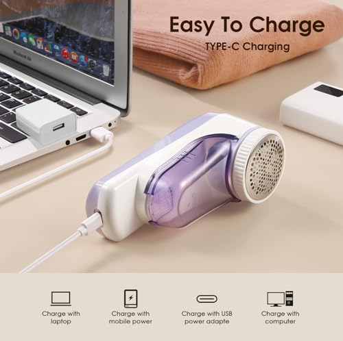 Yomeie BWG-507 Fabric Shaver, Rechargeable Sweater Shaver thumb #5