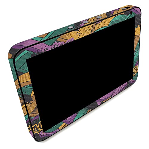 Image of MightySkins Carbon Fiber Skin Compatible with Amazon Echo Show 8 (Gen 2) - Tertiary Arrows | Protective, Durable Textured Carbon Fiber Finish | Easy to Apply
