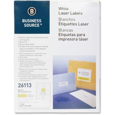 Business Source BSN26113 - Bright White Premium-quality Address Labels