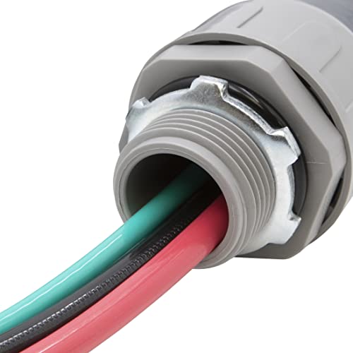 Cable de conducto de PVC anticaídas de tensión con conectores de 1,27 cm 7