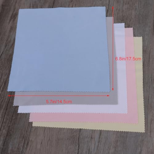 GLEAVI Pano De Limpeza De Microfibra Com 25 Pacotes - (7 X 6) Lenços Multicoloridos Para Limpeza De