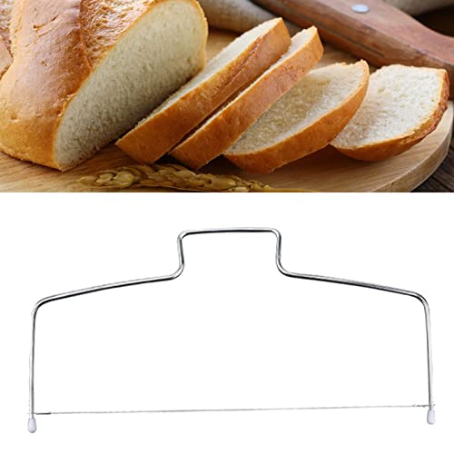 RASTKY Tagliatorte, Strato di Filo a 8 Ingranaggi in Acciaio Inossidabile con Staccabile per Utensili da Forno per Tagliare Accessori da (Un filo)