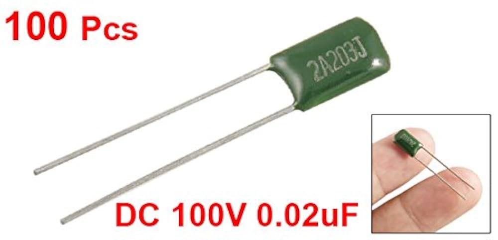 Amazon | uxcell コンデンサー 電解コンデンサ キャパシター 100