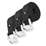 POPETPOP Cargo-Zurrgurt 3-Teilige Bondage-Gurte Verdicktes Mehrzweckband mit Druckschnalle Koffer-Sicherheitsgurt