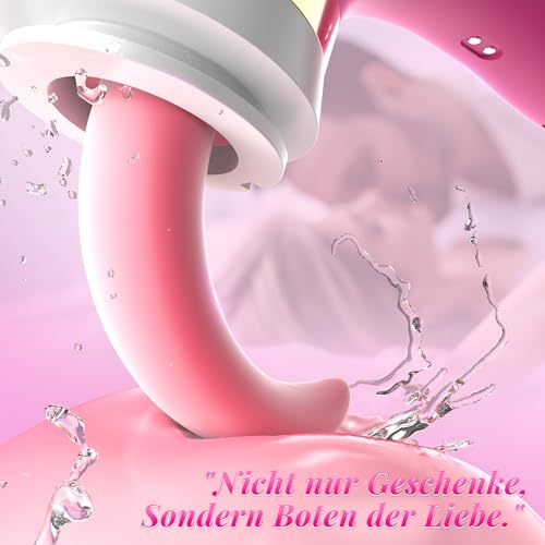 Vibration für Frauen Dildo Vibrator Sex Spielzeug für Paare Klitoris Lecken Sauger mit APP, Sexspielzeug Vibratorensets für Frauen Sex Stimulation mit 8 Saugen 5 Zungemodi Sex Spielzeug für die Frau – Bild 7