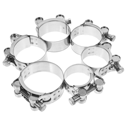 Cabilock Hose Clamp Set 6 Sizes Stainless Steel Clamps Versatile and Easy to Install