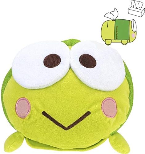 Ellon Keroppi Tissue Holder for Small Paper Pad Case Stuffed Plush Cushion Shape