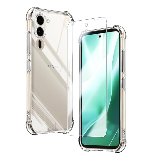 �Ή� Arrows We2 Plus F-51E �P�[�X �N���A �P�[�X Arrows We2Plus F-51E �J�o�[ TPU �ی�P�[�X �J�o�[�w�� + �K���X�t�B���� �t�B���� ���{���Ɏq�� �t�B���� ArrowsF-51E �����K���X �d�x9H 