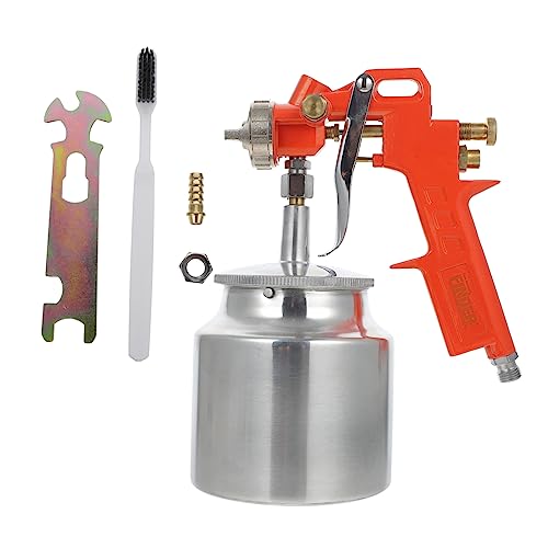 Angoily 1 Juego rociadora pulverizador rociar Pintar rociador de Pintura aerógrafo Suministros de Coche Herramientas de pulverización de Pintura Aluminio Naranja
