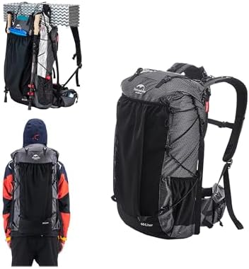Naturehike Rock - Mochila de senderismo con marco interno de 60 L...