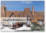 Aimant de réfrigérateur « Timbered Houses at Deauville Marketplace »