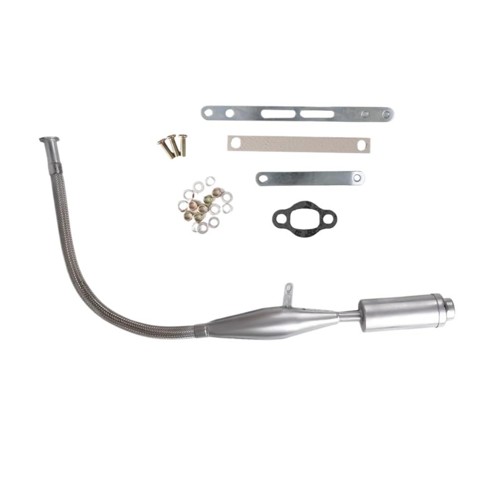 Tubo Escape Moto Tubo Enlace Silenciador Tubo para Escape para Motocicletas para Viper Flexible para Motor Gasolina para 80 CC, Piezas, Accesorios para Sistemas
