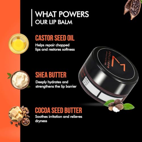 Image of 100% Natural Lip Balm for Men 10 gms (Pack of 2) | Repairs Dry & Chapped Lips | Gives Even Toned Lips | No Artificial Fragrance | Deep Hydration | For All Kinds of Weather | For Daily Use
