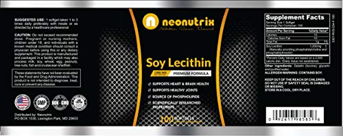 Soy Lecithin Capsules 1200Mg (One A Day, 100 Softgels) Immune Support Supplement Rich In Phospholipids Supports Metabolism thumb #6