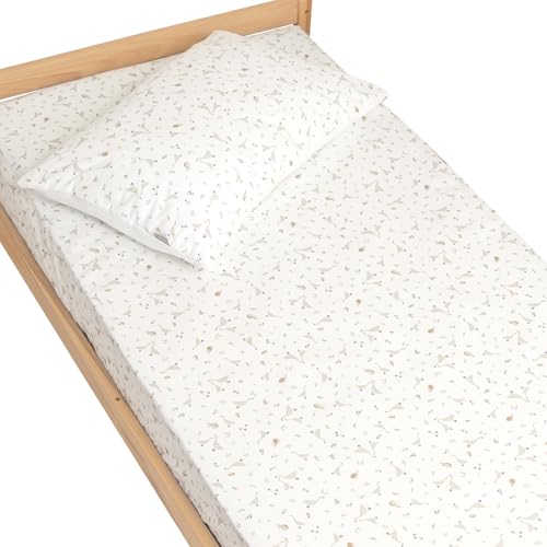Drap-housse coton 90x190 cm pour lit enfant Sidonia