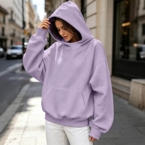 moolBeko Womens Mock Neck Oversized Hoodies Comfort Fall Clothes - image 4