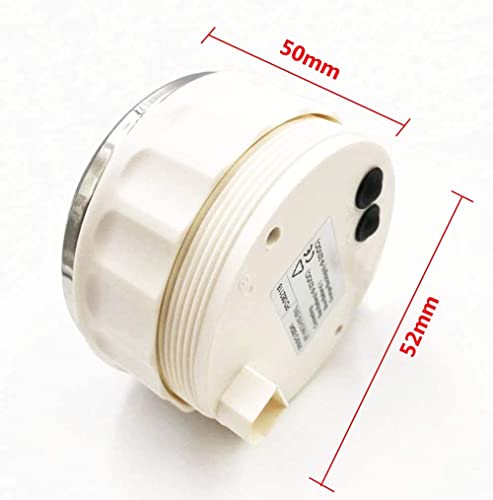 Bluerice 52Mm Domed Series Marine Trim Gauge Up Dn Boat Trim Balance Gauge Meter 0-190Ohm Signal Trim Tilt Indicator 7 Color Backlight Ip68 For Vehicle Modification Yacht Marine #TOP1