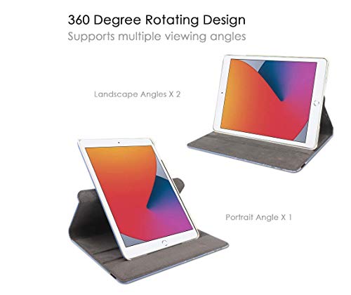 Ipad Pro 9.7 Case 2016 For Model A1674 /A1673 Cases 360 Degree Rotating Smart Leather Auto Sleep/Wake (Heart Flowers) #TOP2