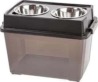 IRIS USA Elevated Feeder with Airtight Storage FS-L
