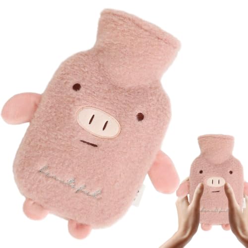 wasofmbdon Hot Water Bag 1L Soft Cartoon Pack