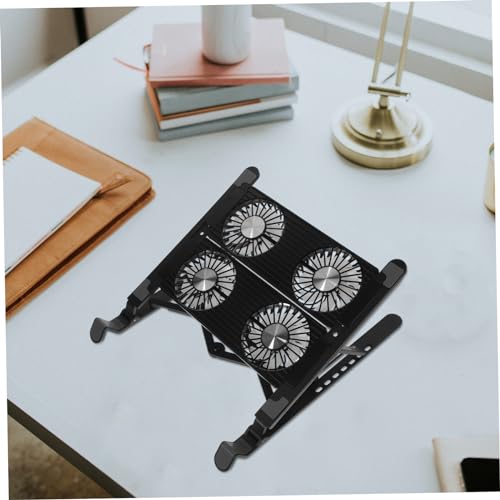 Veemoon 1Set Soporte Ajustable para Laptop con Enfriador USB miniatura 7