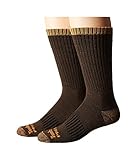 Timberland Men's Pro Crew, Brown, Sock Size:10-13/Shoe Size: 6-12/9-12