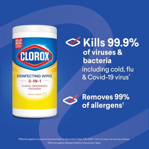 Clorox Disinfecting Wipes Back to School Variety Pack, 75 Count Each, Pack of 4 (Package May Vary) - 5