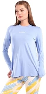 بلوزة عصرية باكمام طويلة للنساء من فيت فريك، لون ازرق سماوي (عبوة من قطعة واحدة)