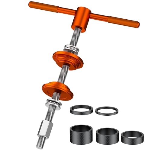 Pawfly Bike Headset Press Tool with Carbon Fiber Spacers