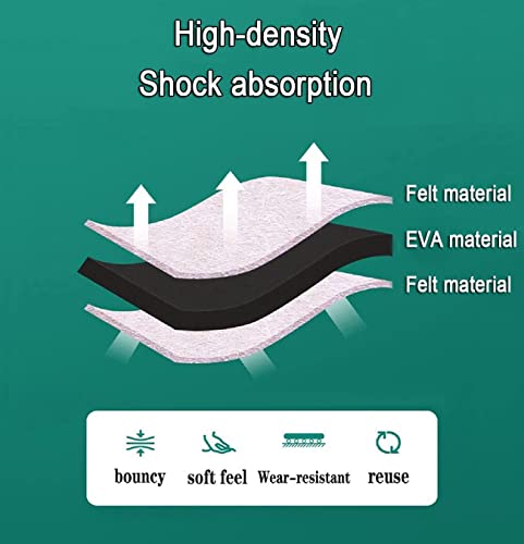 Furniture Wheel Stopper Bed Stopper Caster Cup，Suitable For All Kinds Of Furniture On Wheels，5 Fixing Pads，Fixed Standing Castors For Wood Floor/Carpet #TOP3