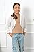 BOLEROSE Girls 3/4 Sleeve Loose-Knit Childrens Kids Bolero Shrug (Off-White, 3-4 YRS)