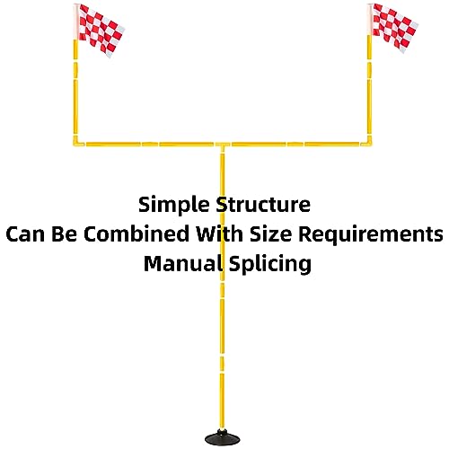 image for Desyeryamimi Portable Football Field Goal Post Set with Football-Backy