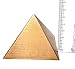 Pure Copper Vastu Pyramid, 3 Inch Hollow Energy Booster, Traditional Indian Style Tabletop Sculpture for Home and Office Decor | Energy for Vibrations at Home, Office | Health & Wealth Benefits
