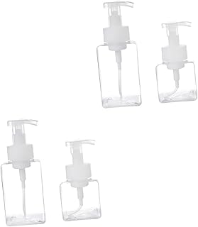 FOMIYES 4 Pcs Bottle Foam Bottle Shampoo Pump Bottle Foaming Face Cleanser Hand Soap Bottle Refillable Dispenser Bottle Travel Cosmetics Bottle Facial Cleanser