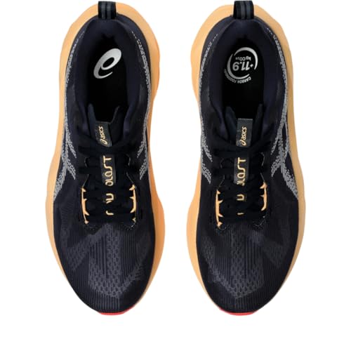 ASICS ASICS Men's NOVABLAST 5 Running Shoes, 8, Midnight/Orange Glow